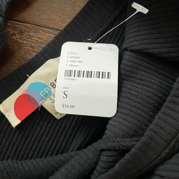 FREE PEOPLE BEACH black beach dress size small - Picture 6 of 7